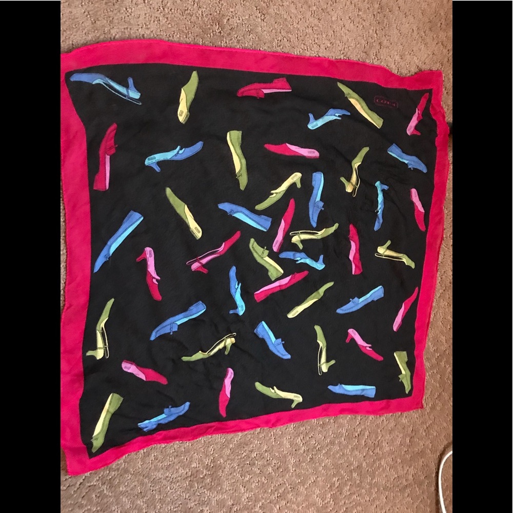 Coach silk scarf